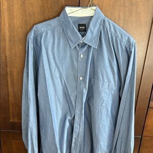Boss Casual Blue Button Down Shirt